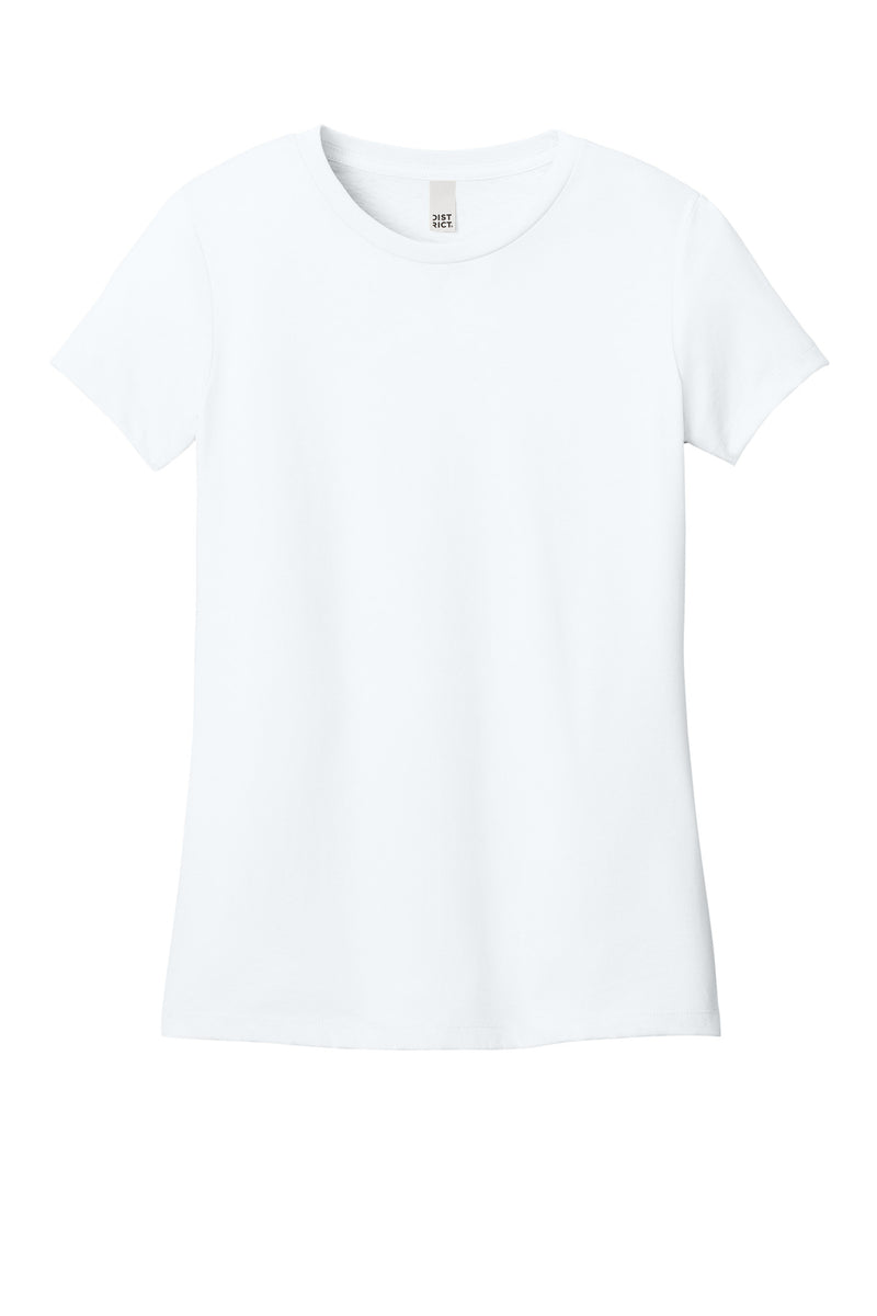 District Women's Perfect Weight CVC Tee - Bright White