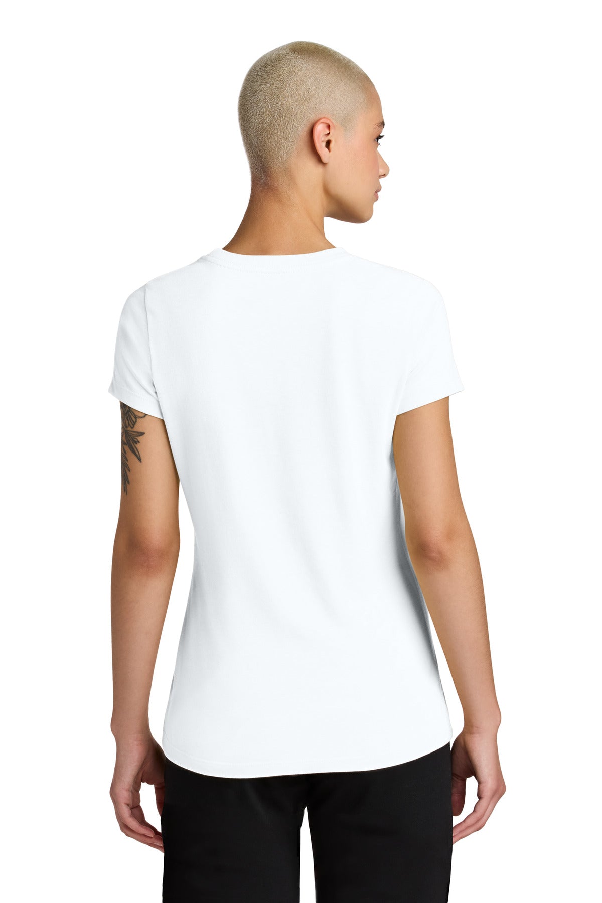 District Women's Perfect Weight CVC Tee - Bright White