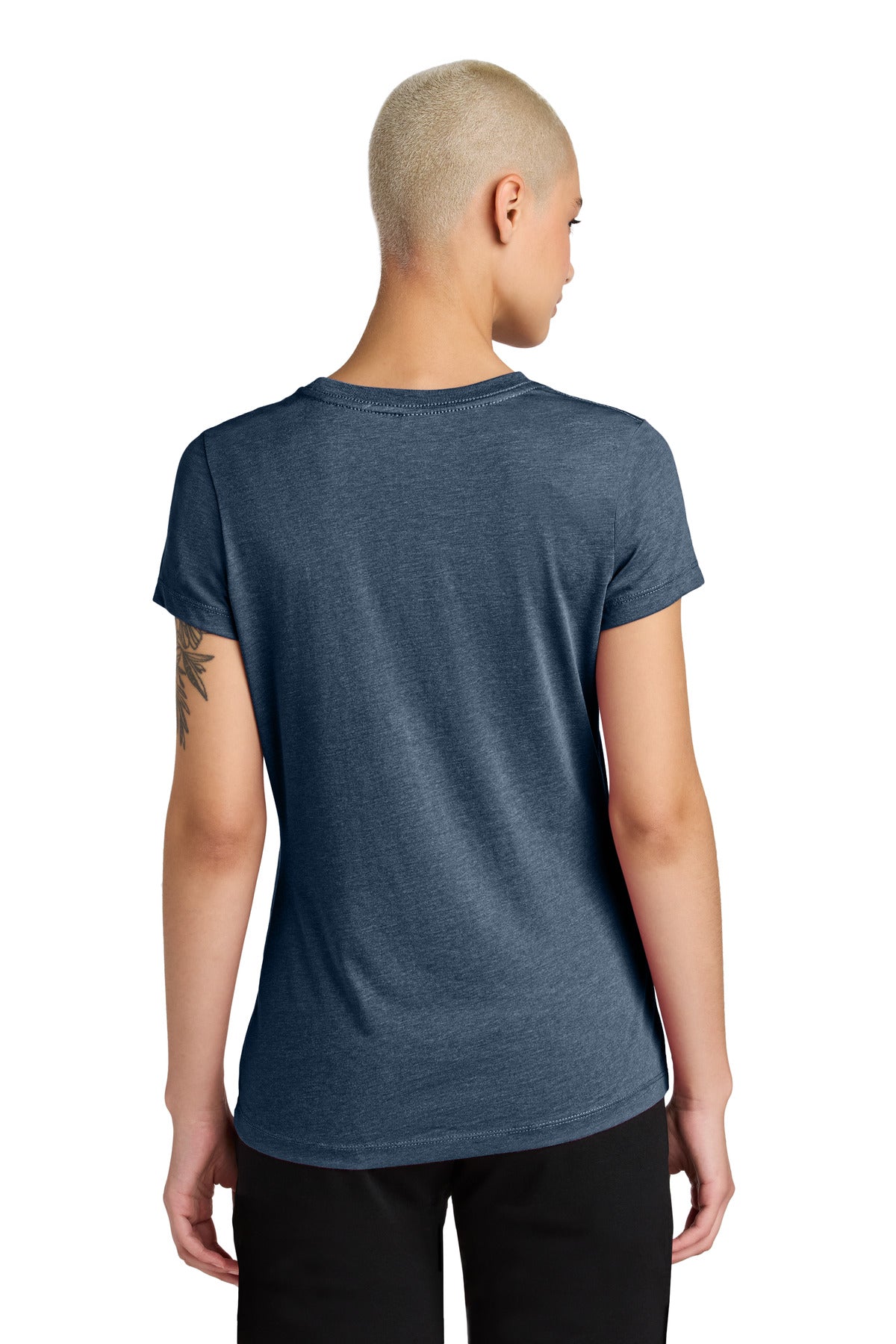 District Women's Perfect Weight CVC Tee - Heathered Navy