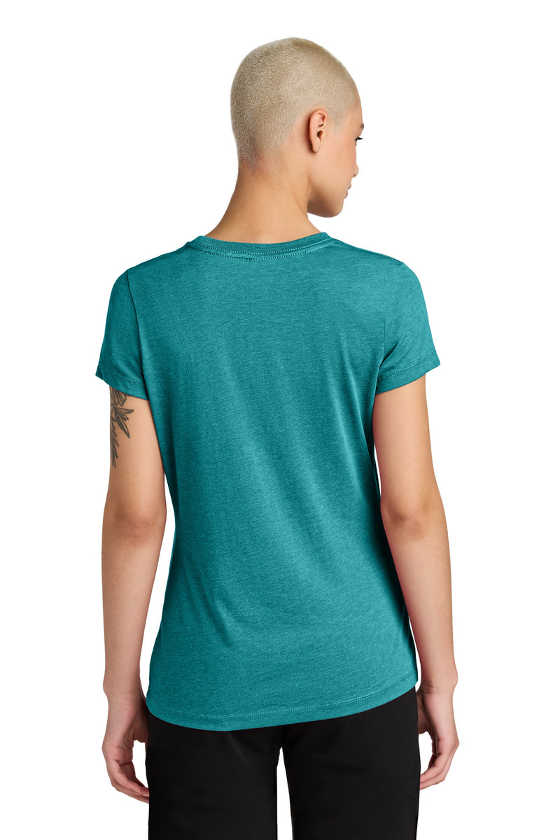 District Women's Perfect Weight CVC Tee - Heathered Teal