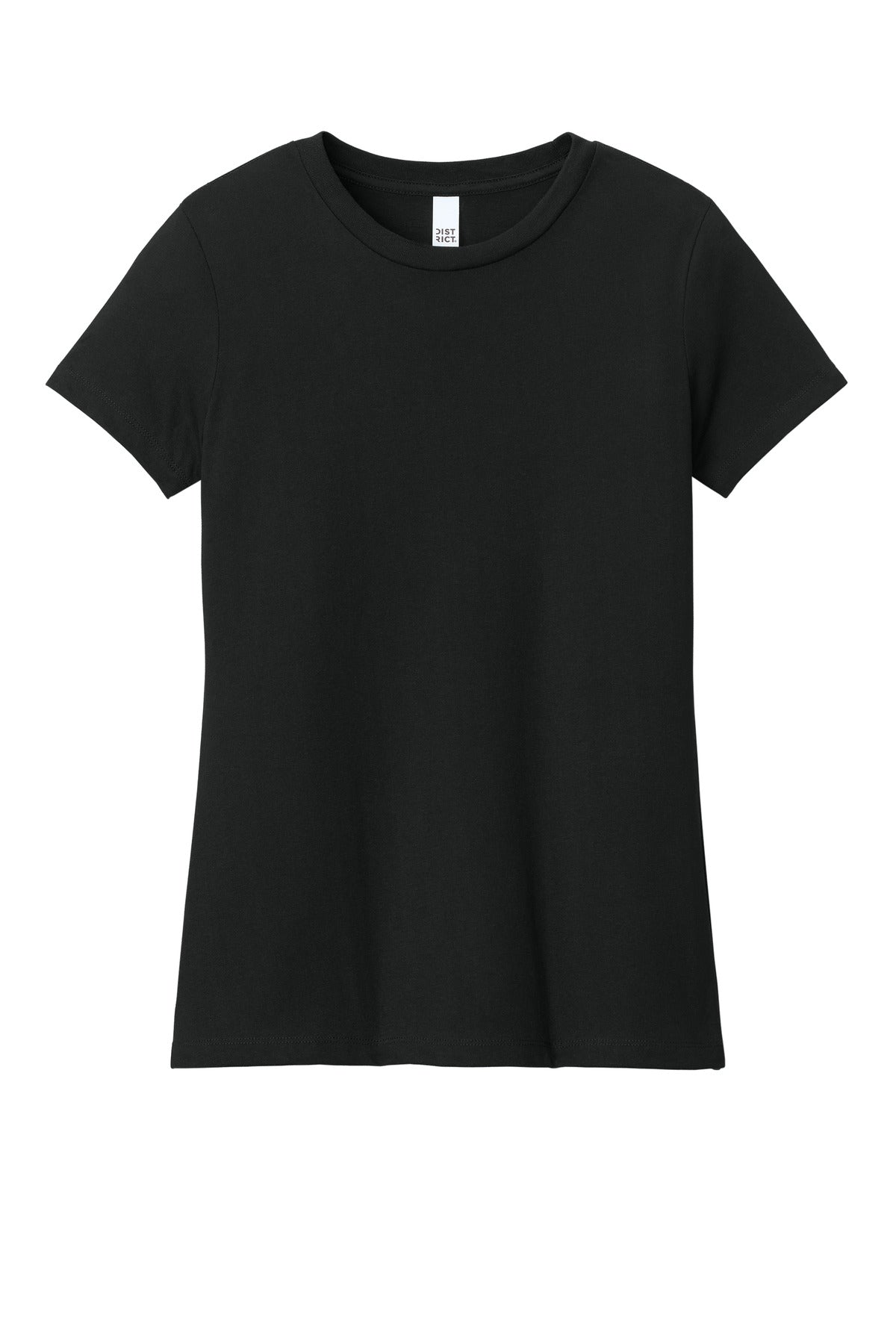 District Women's Perfect Weight CVC Tee - Jet Black