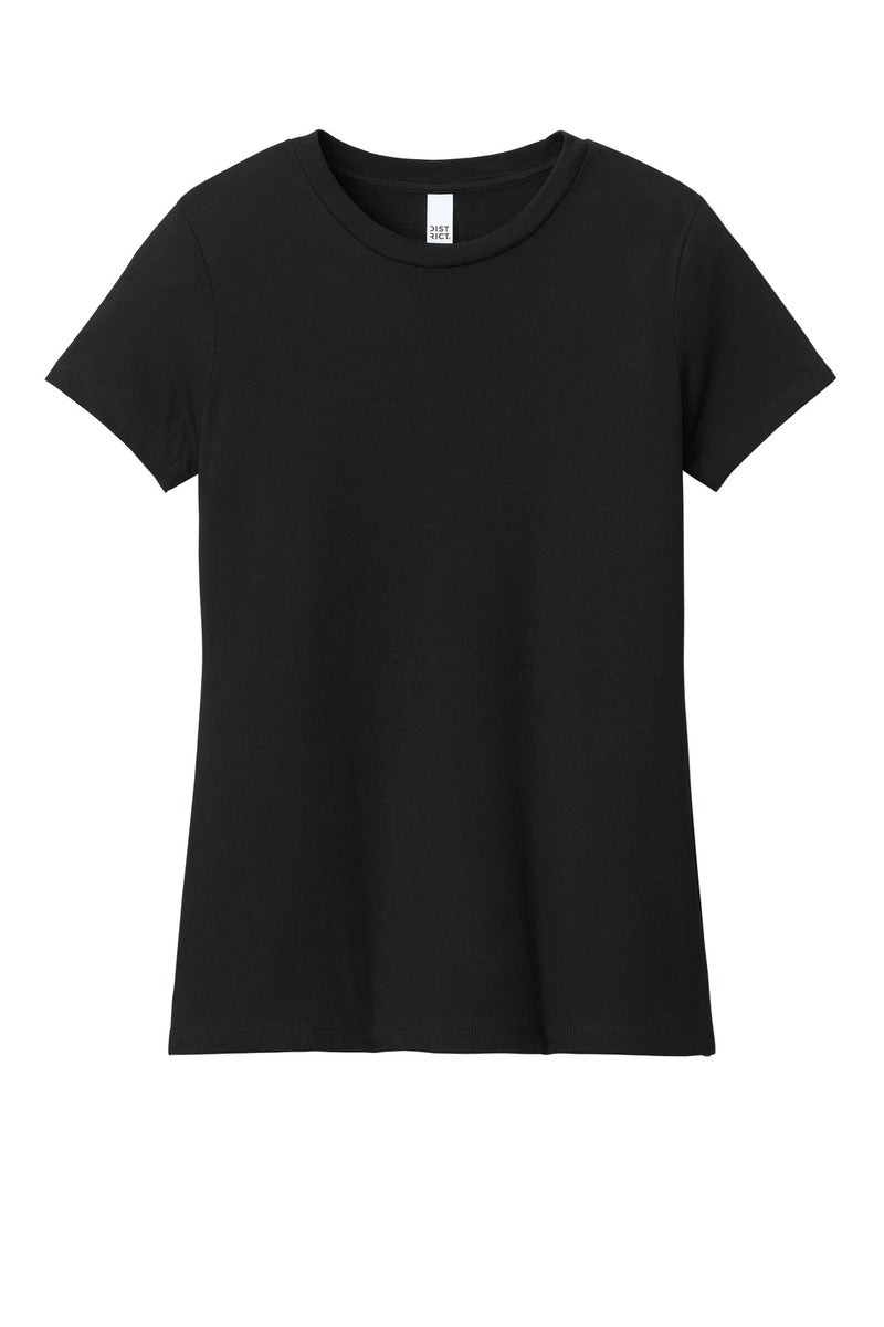 District Women's Perfect Weight CVC Tee - Jet Black