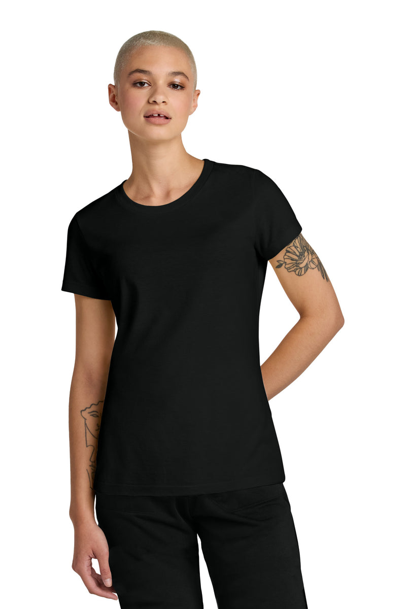 District Women's Perfect Weight CVC Tee - Jet Black