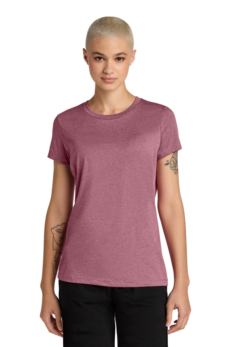 District Women's Perfect Weight CVC Tee - Orchid Haze Heather