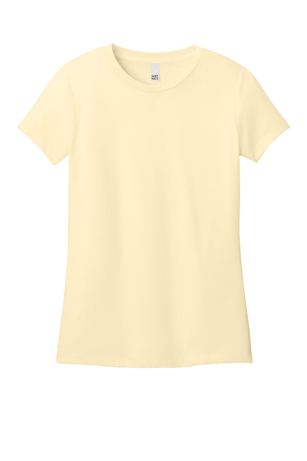 District Women's Perfect Weight CVC Tee - Soft Yellow