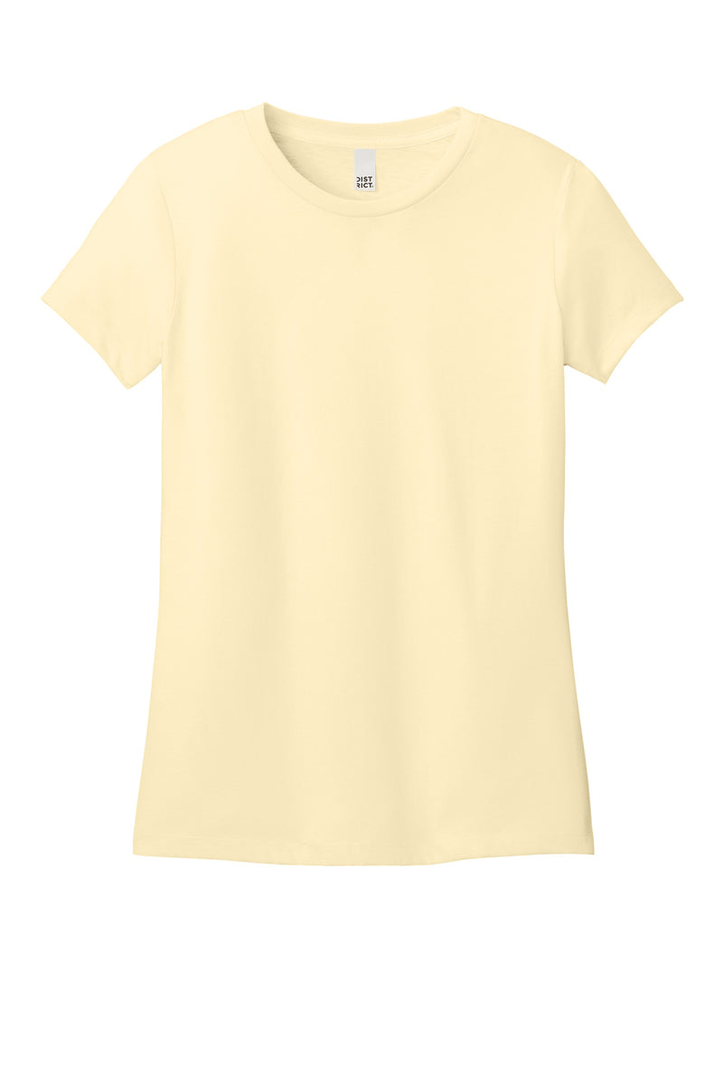 District Women's Perfect Weight CVC Tee - Soft Yellow