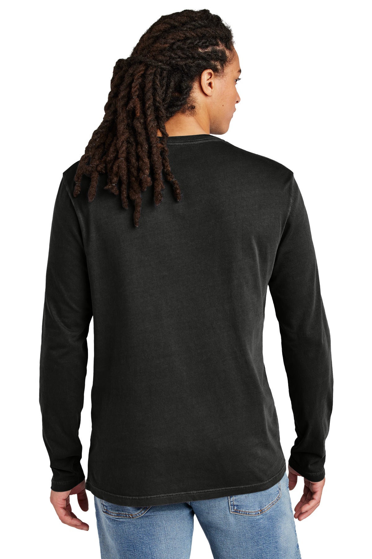 District Wash Long Sleeve Tee - Black