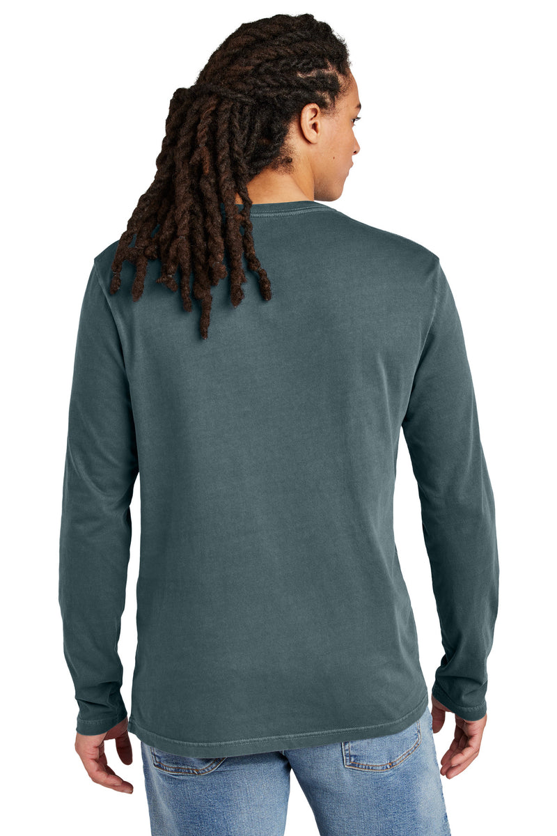 District Wash Long Sleeve Tee - Deep Steel Blue