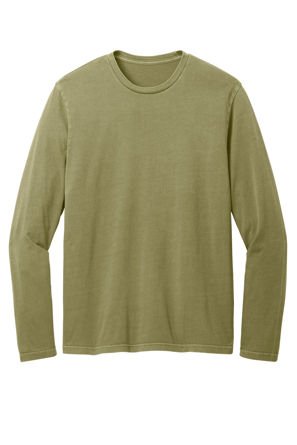 District Wash Long Sleeve Tee - Olive Drab Green