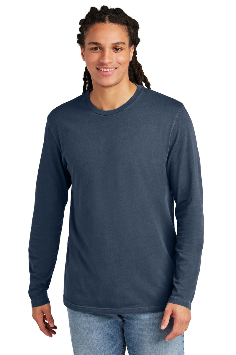 District Wash Long Sleeve Tee - True Navy