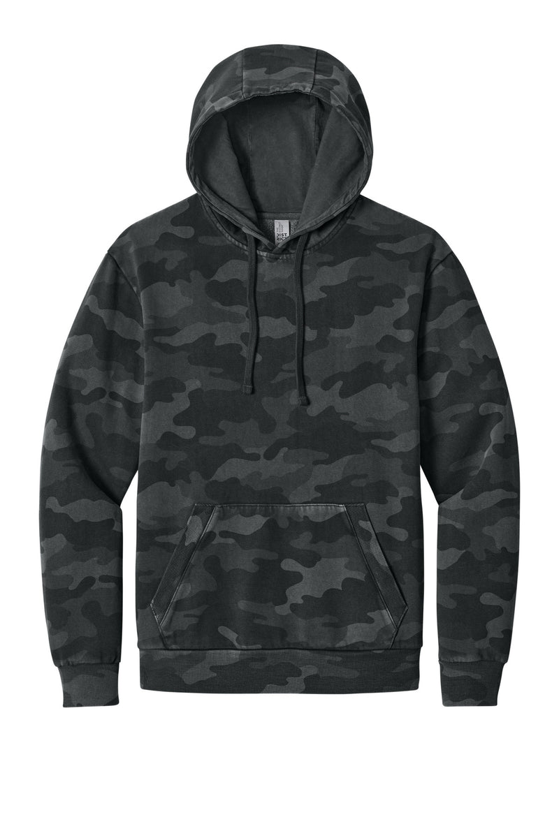 District Wash Camo Fleece Hoodie - Black