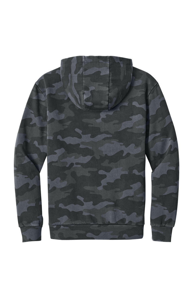 District Wash Camo Fleece Hoodie - Graphite