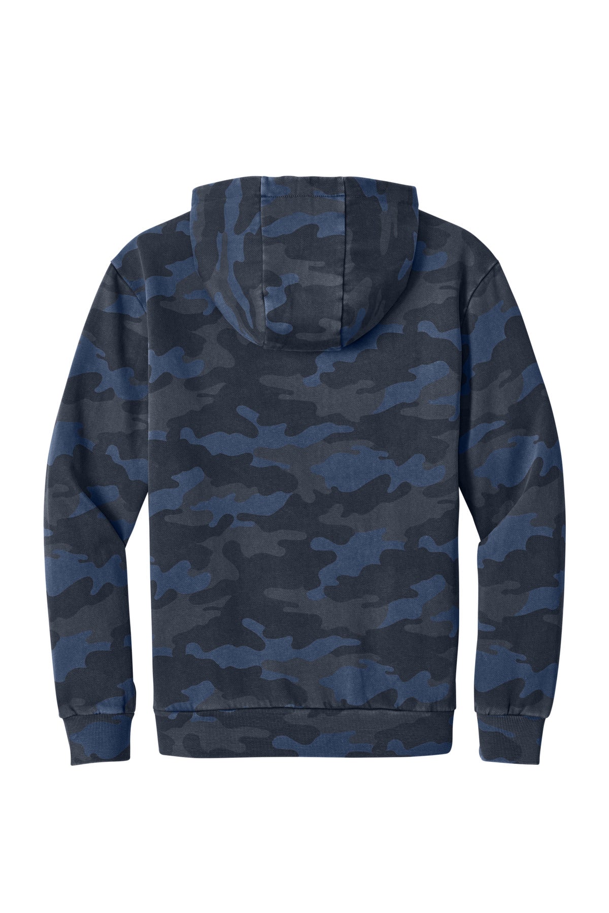 District Wash Camo Fleece Hoodie - True Navy