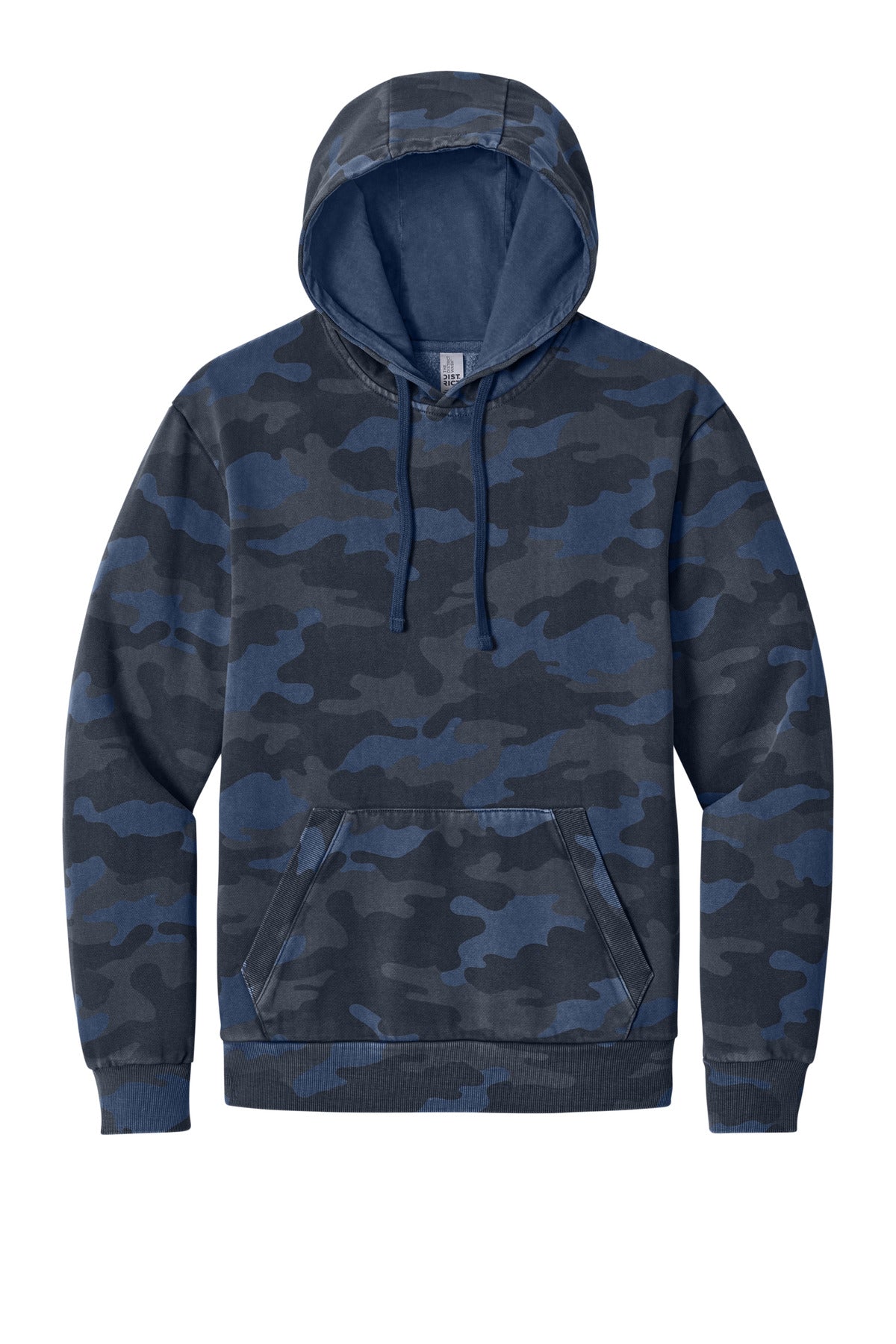 District Wash Camo Fleece Hoodie - True Navy