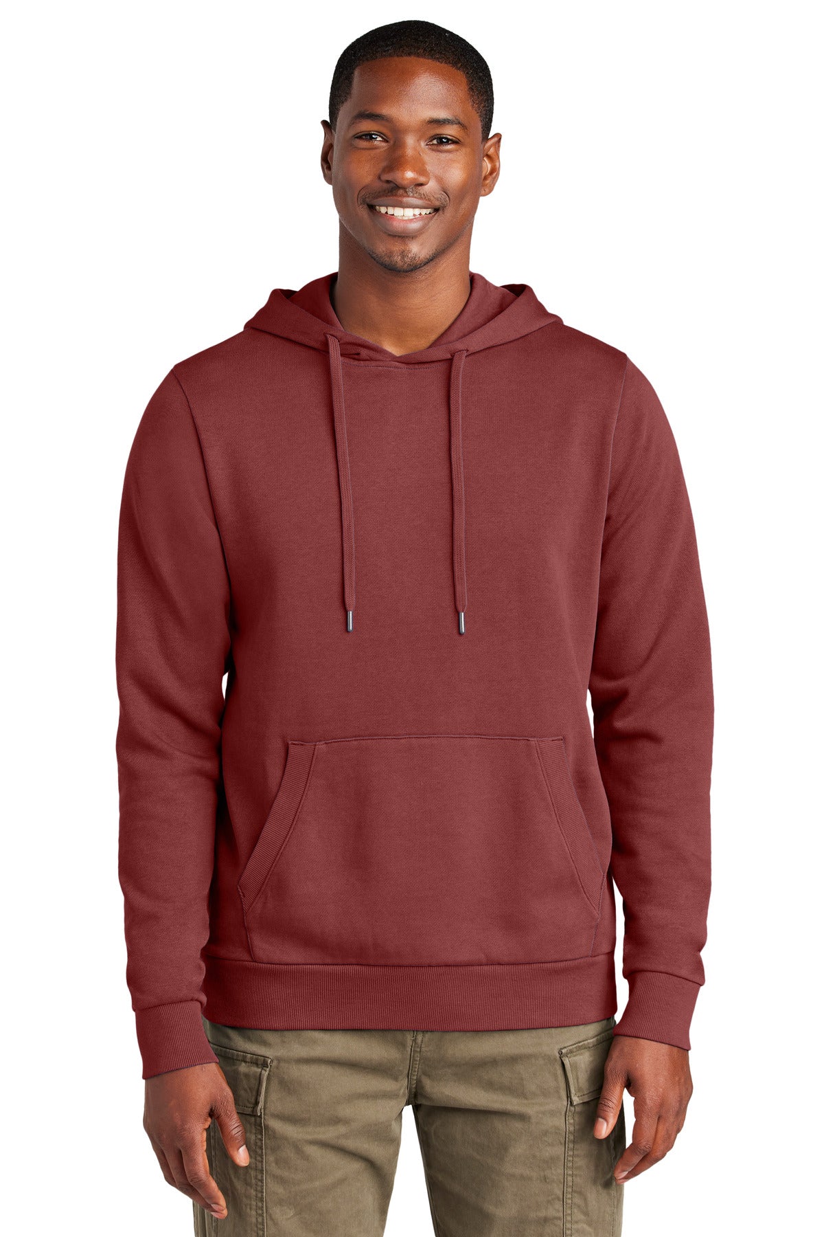 District Wash Fleece Hoodie - Garnet