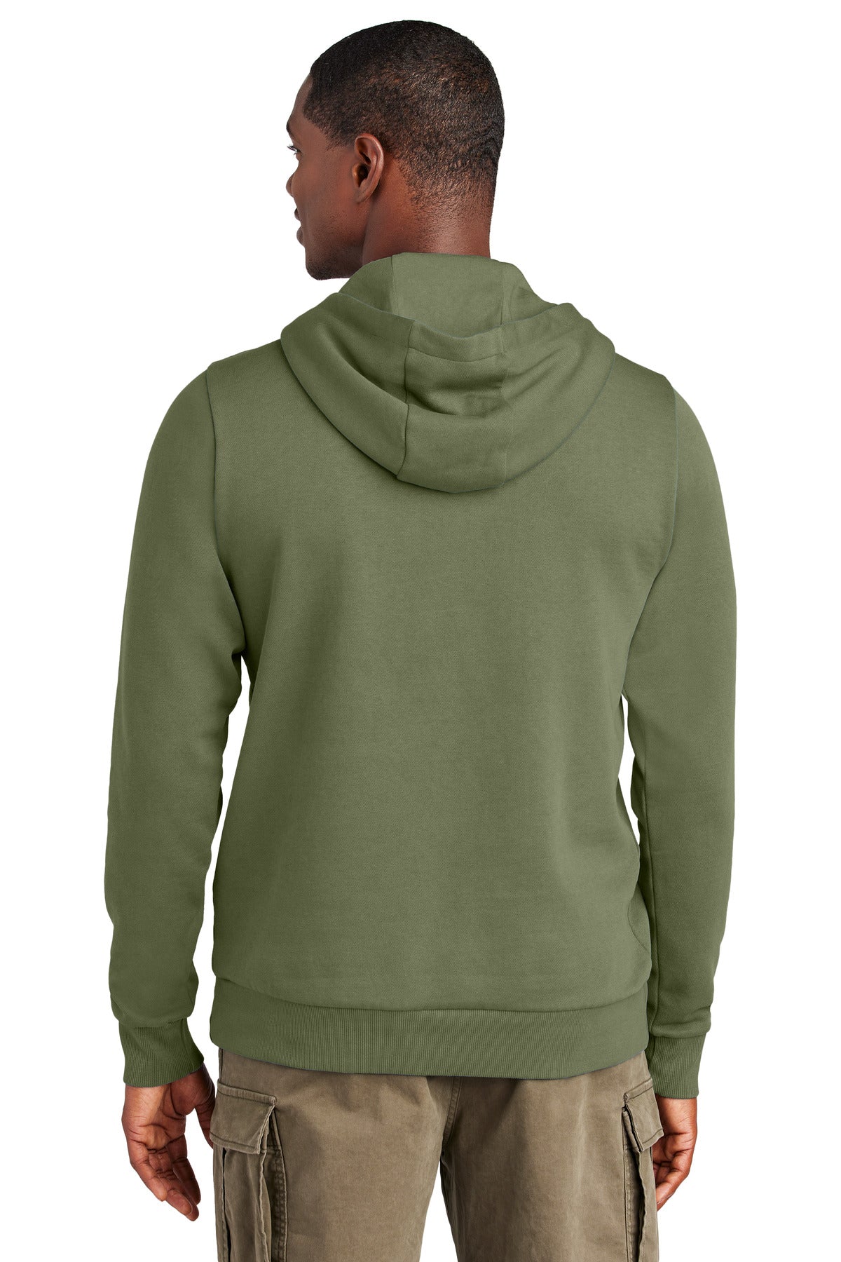 District Wash Fleece Hoodie - Olive Drab Green