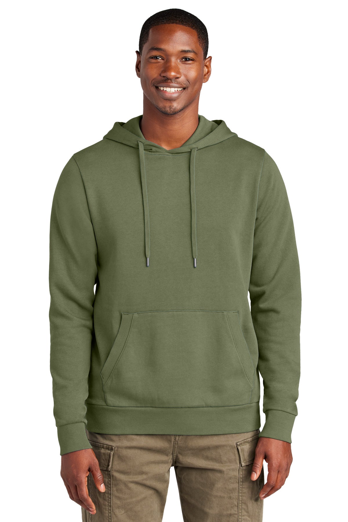 District Wash Fleece Hoodie - Olive Drab Green