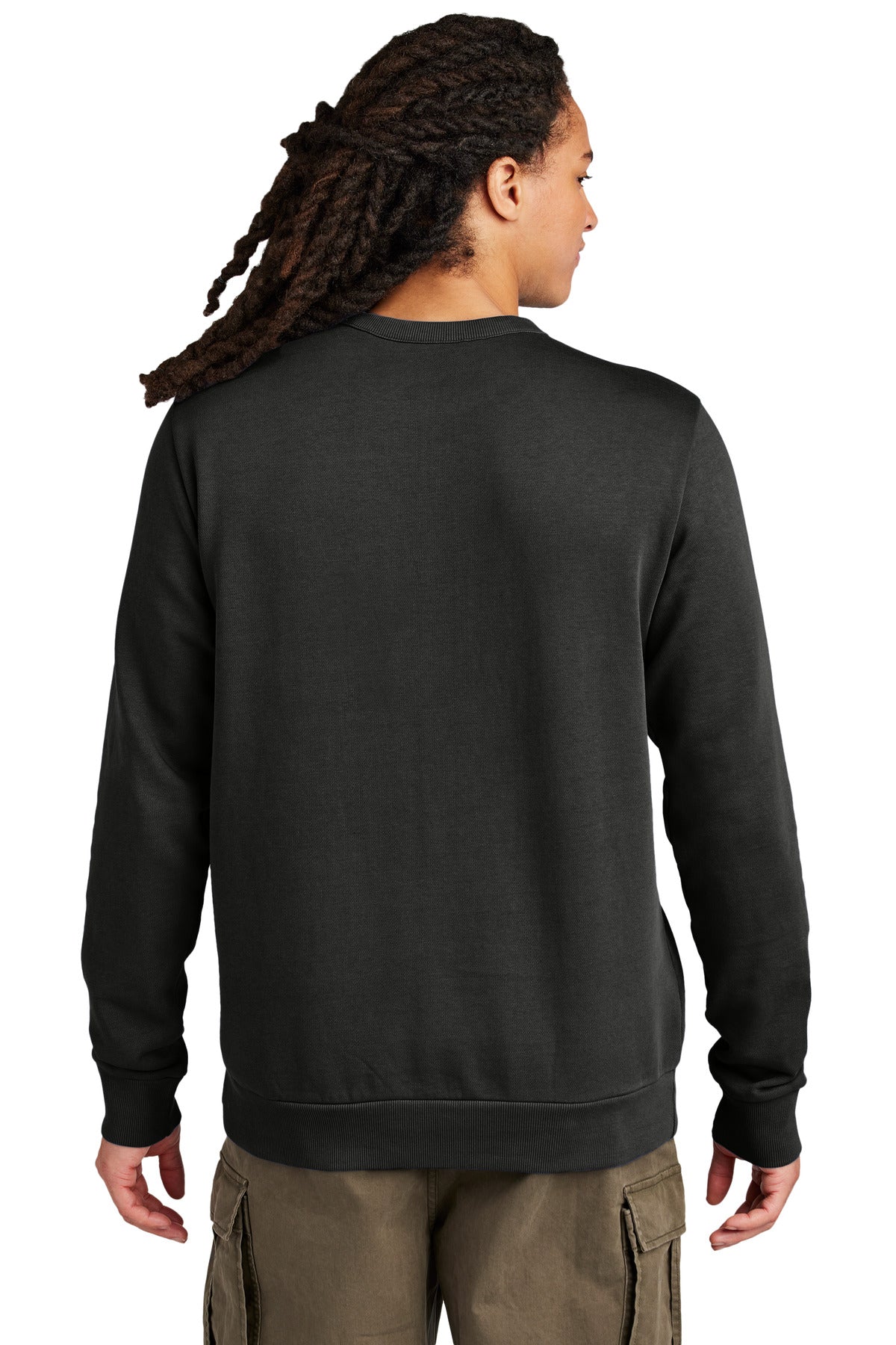 District Wash Fleece Crew - Black