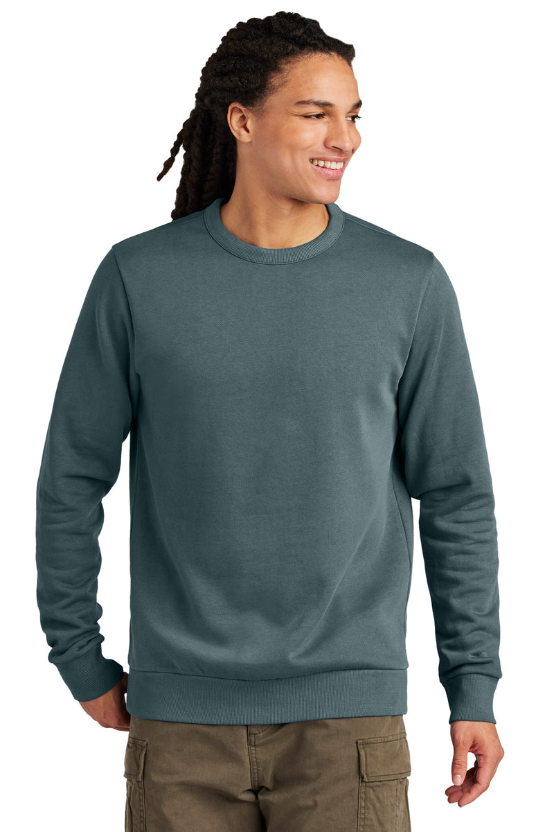 District Wash Fleece Crew - Deep Steel Blue