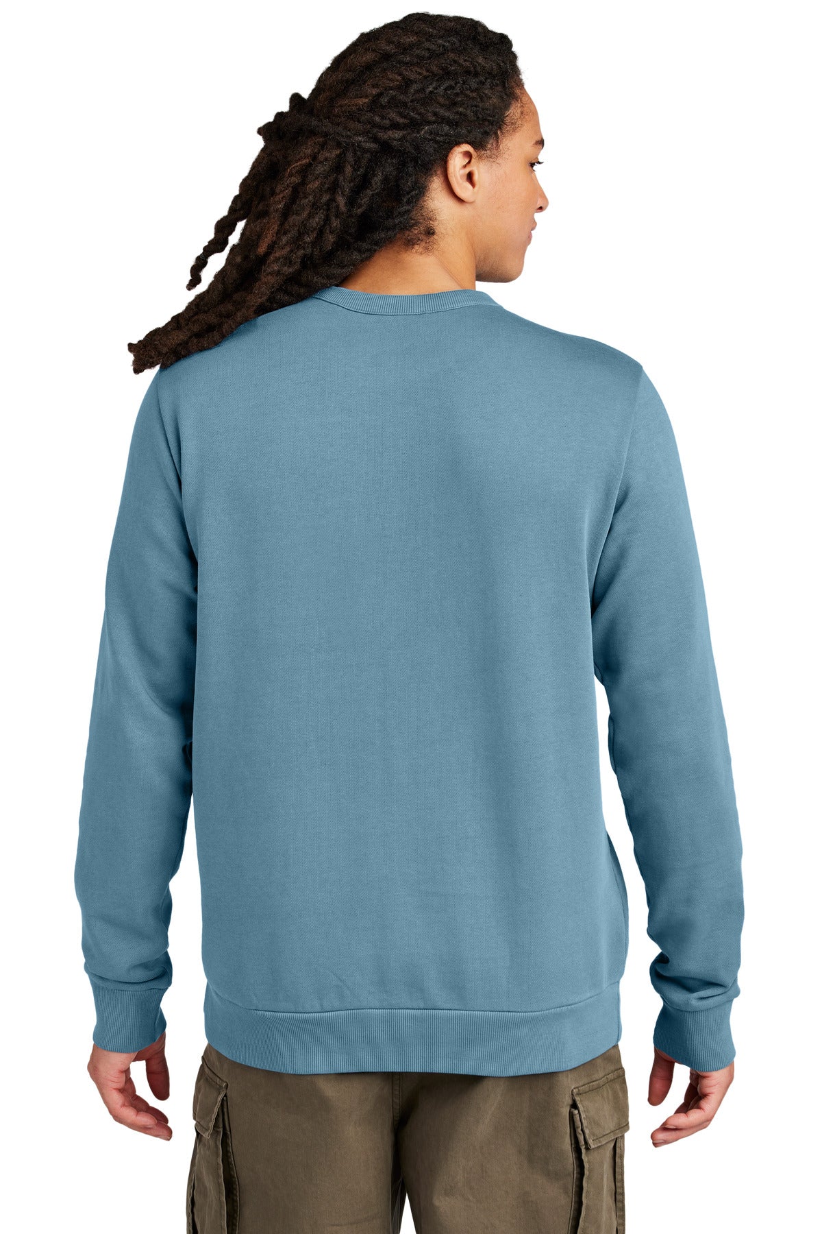 District Wash Fleece Crew - Dusk Blue