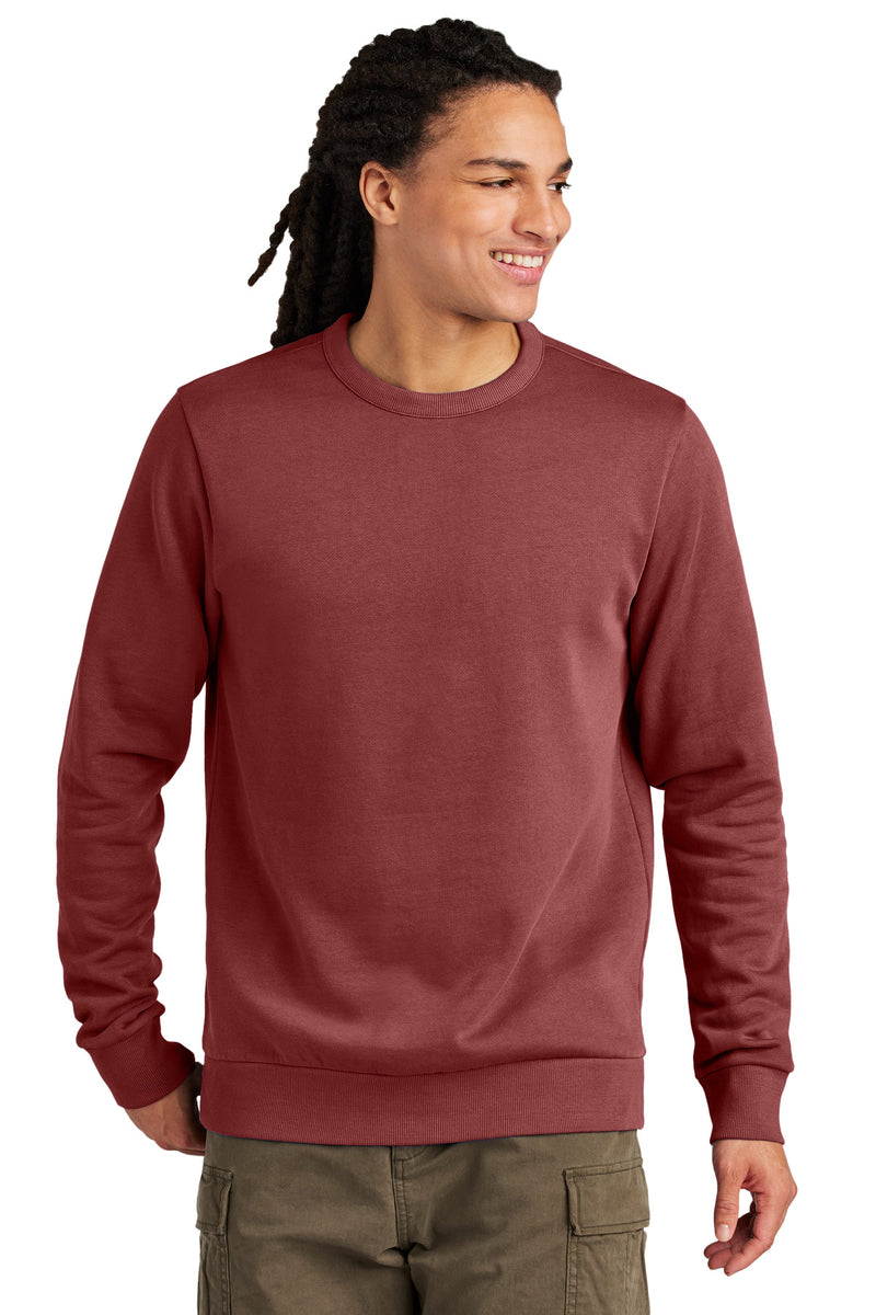 District Wash Fleece Crew - Garnet