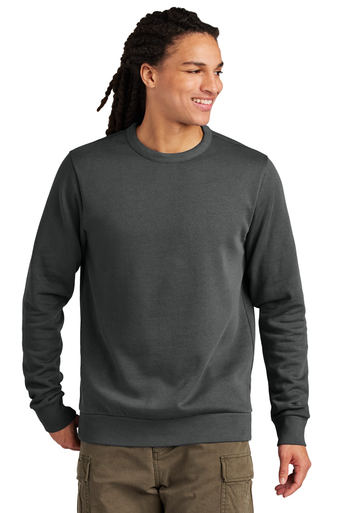 District Wash Fleece Crew - Graphite