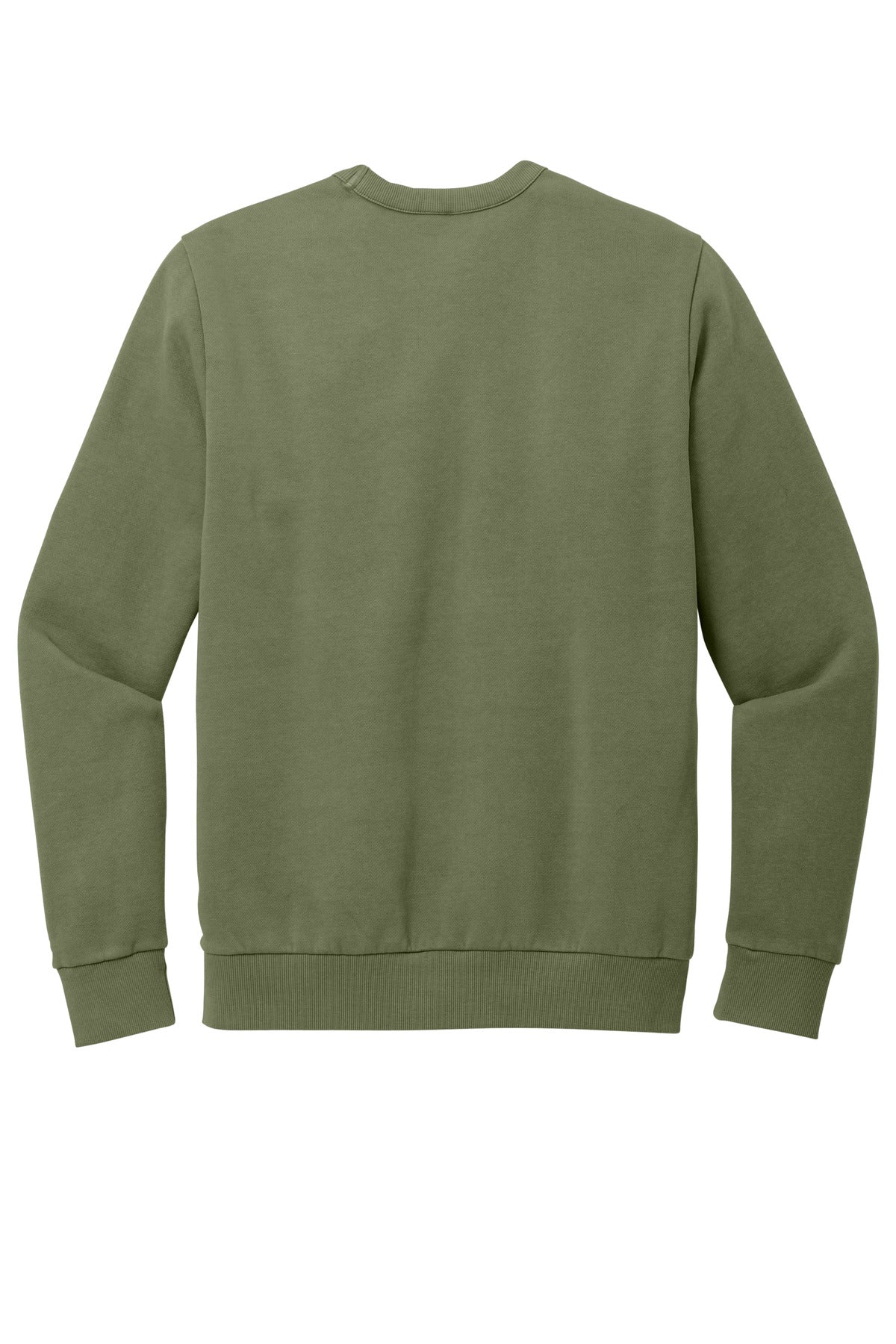 District Wash Fleece Crew - Olive Drab Green