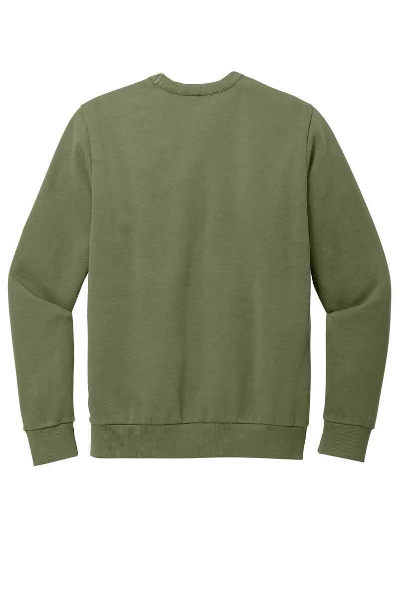 District Wash Fleece Crew - Olive Drab Green