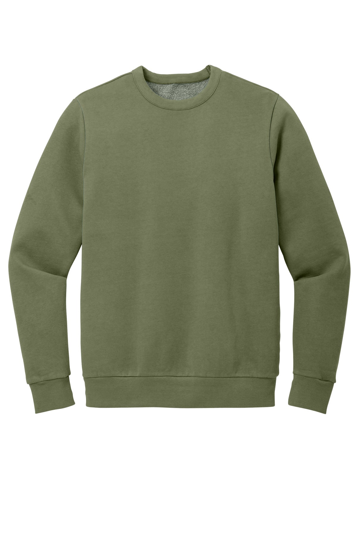 District Wash Fleece Crew - Olive Drab Green
