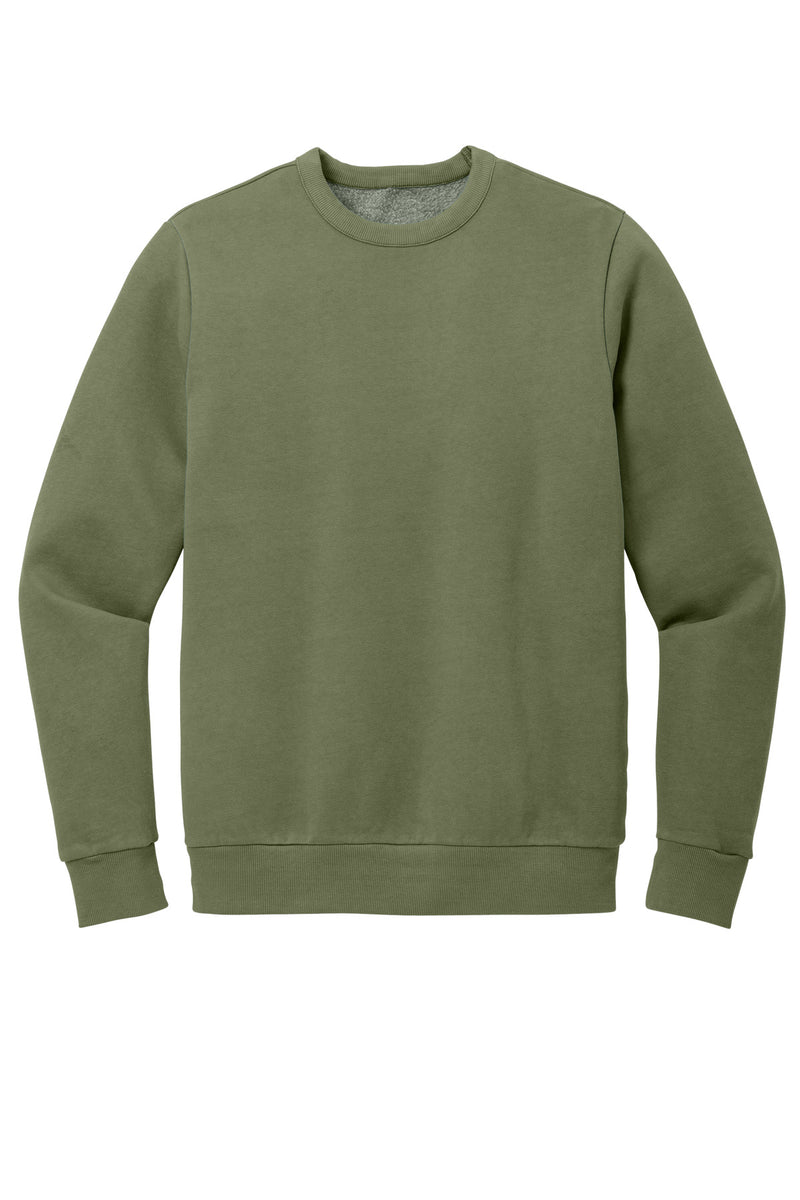 District Wash Fleece Crew - Olive Drab Green