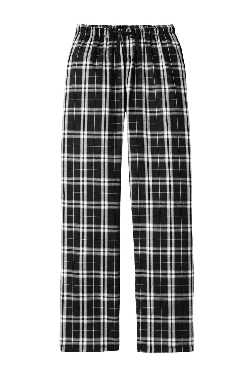 District Women's Flannel Plaid Pant - Black