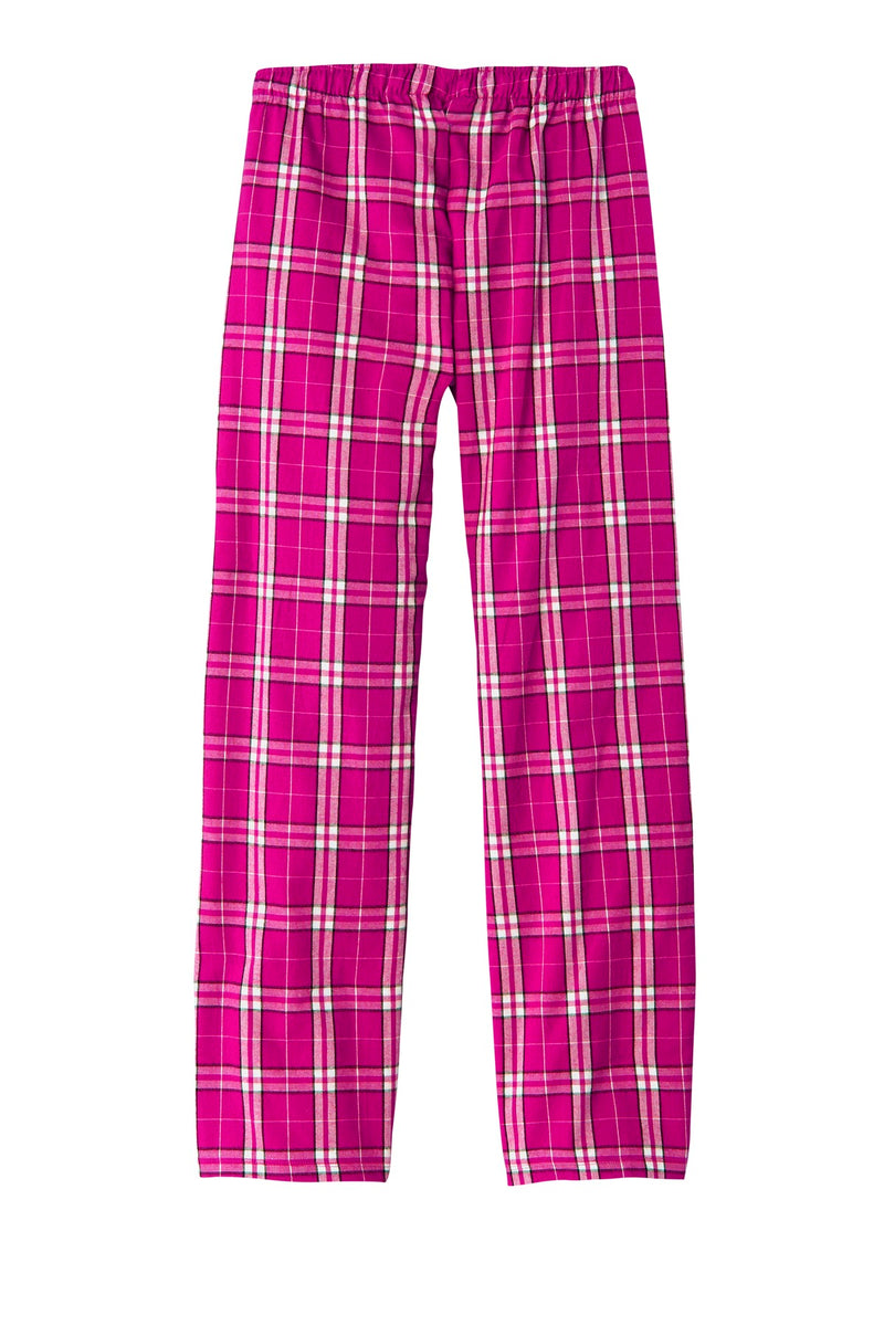 District Women's Flannel Plaid Pant - Dark Fuchsia