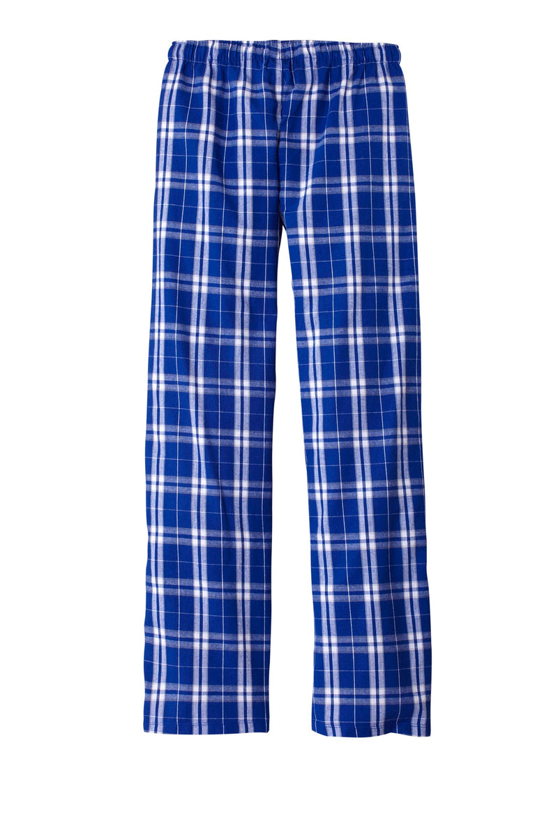 District Women's Flannel Plaid Pant - Deep Royal
