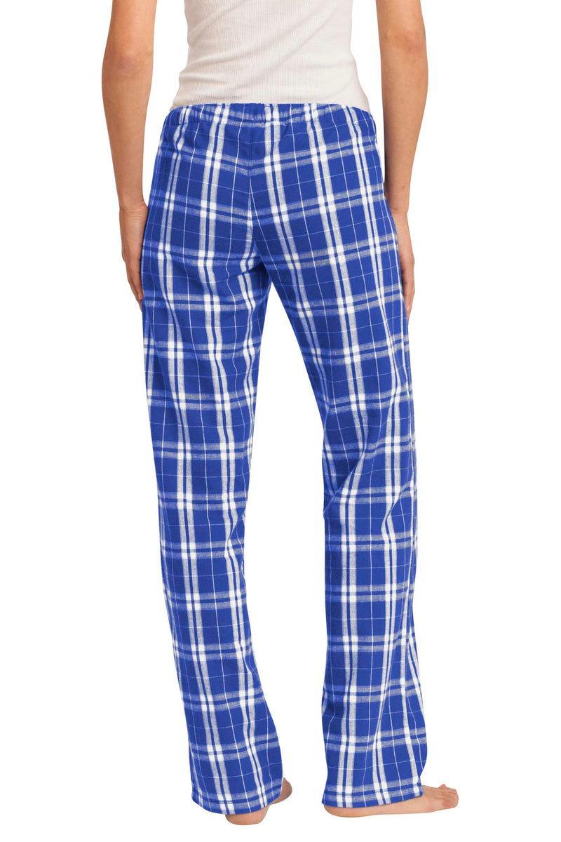 District Women's Flannel Plaid Pant - Deep Royal