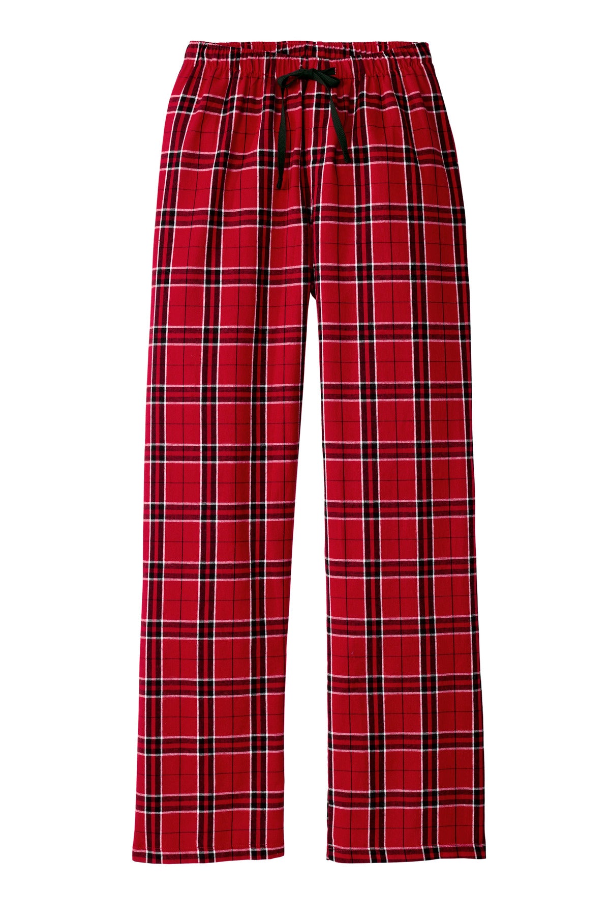 District Women's Flannel Plaid Pant - New Red