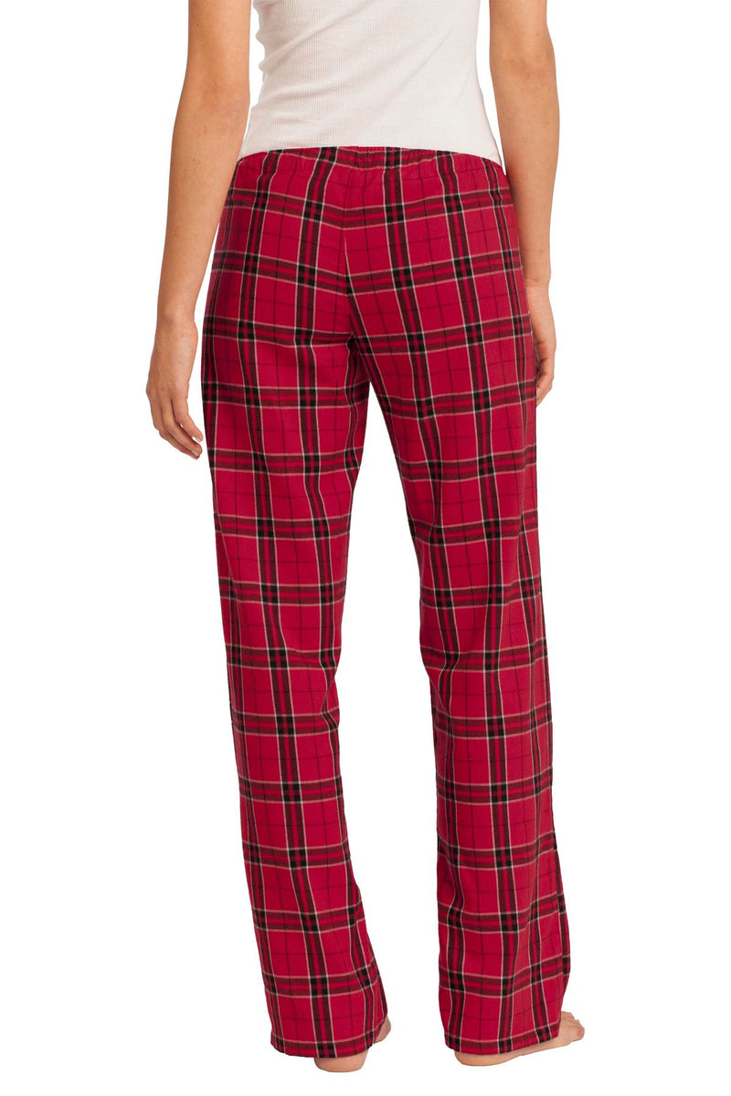 District Women's Flannel Plaid Pant - New Red