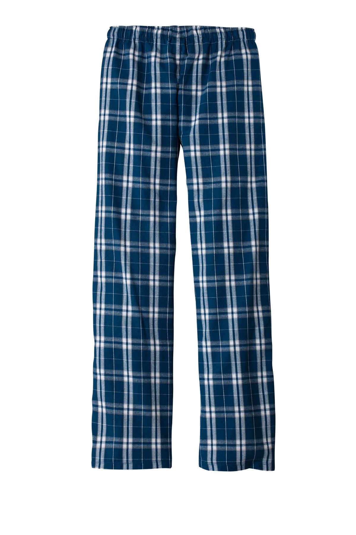 District Women's Flannel Plaid Pant - True Navy