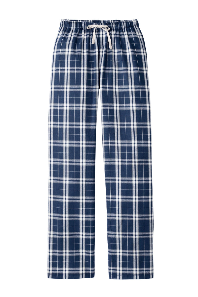 District Women's Flannel Plaid Pant - True Navy
