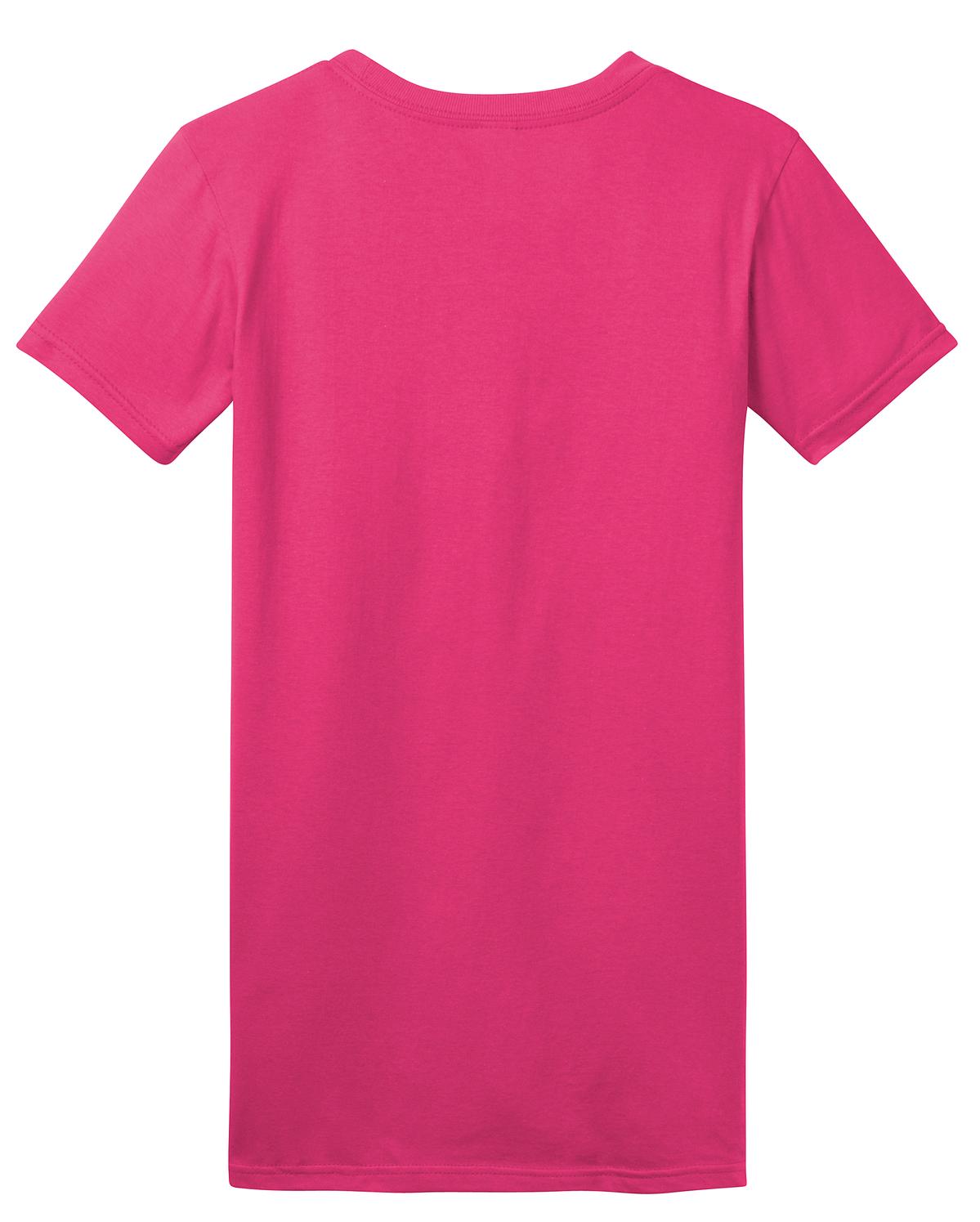 District Women's Fitted The Concert Tee - Dark Fuchsia