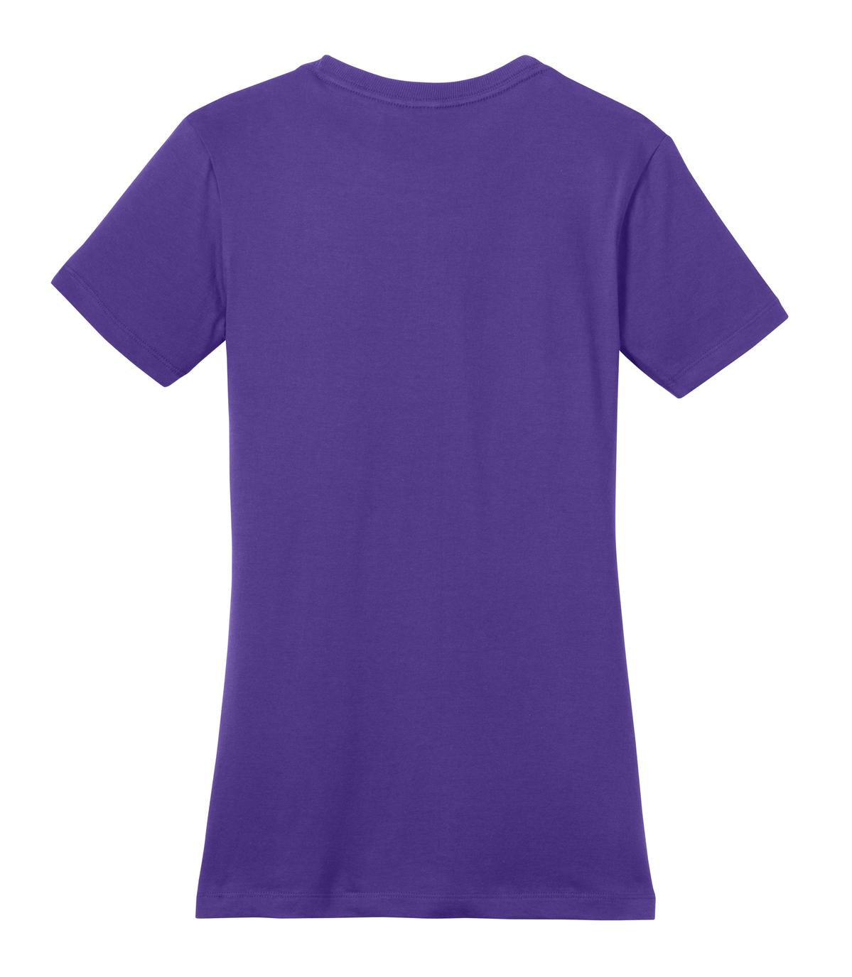 District Women's Fitted The Concert Tee - Purple