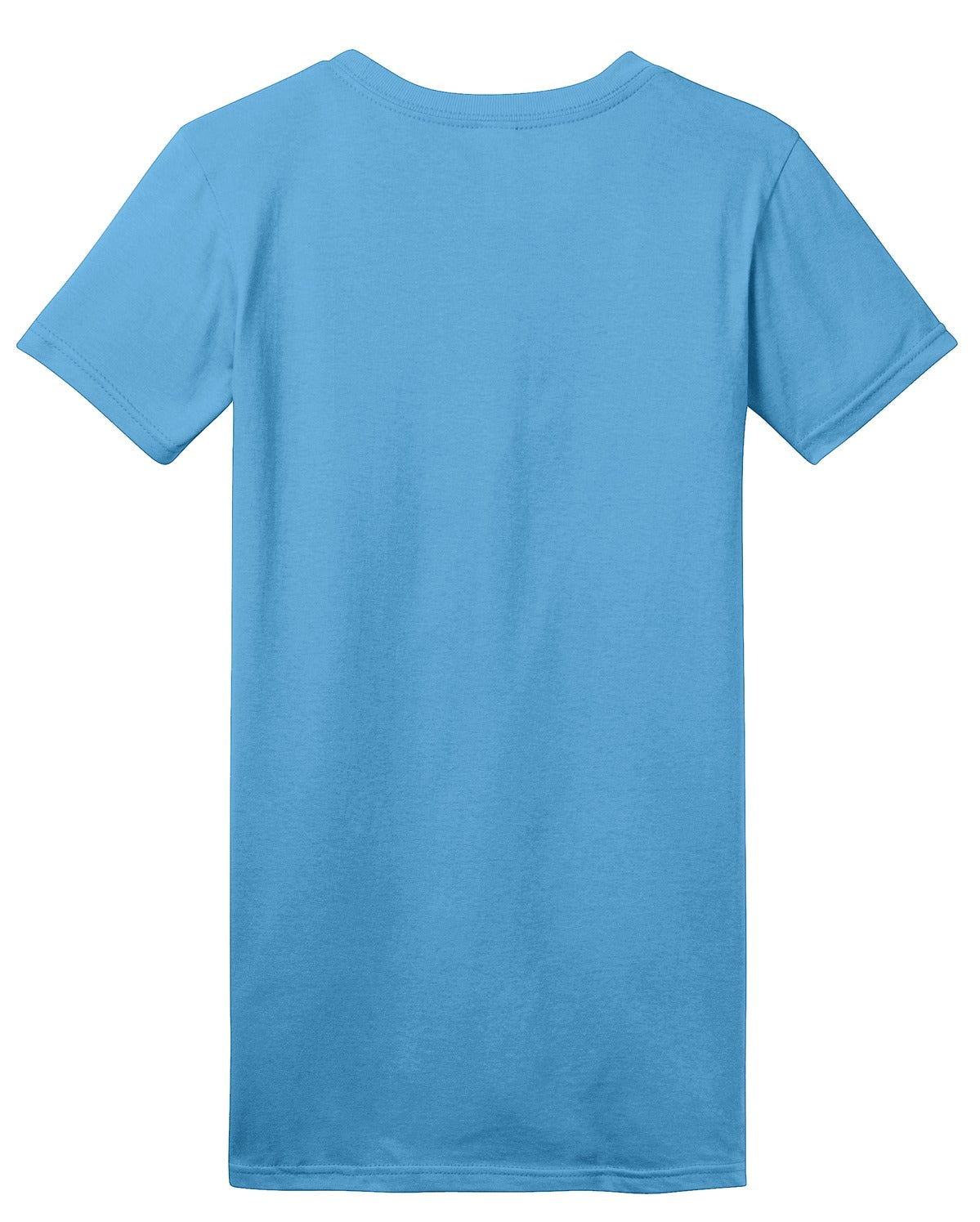 District Women's Fitted The Concert Tee - Aquatic Blue
