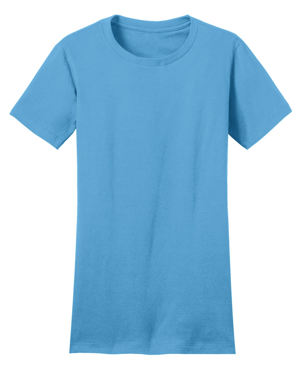 District Women's Fitted The Concert Tee - Aquatic Blue
