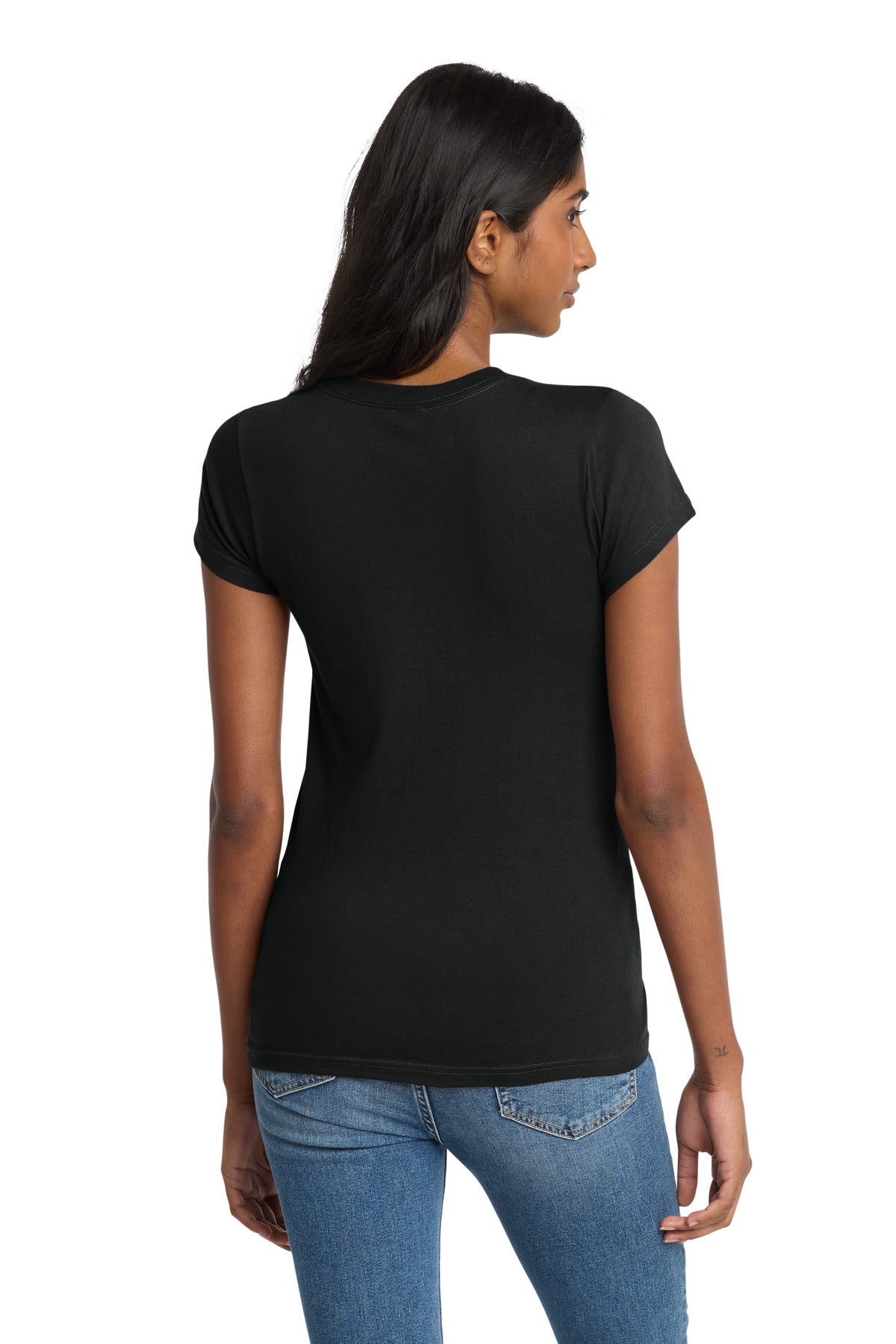 District Women's Fitted The Concert Tee - Black