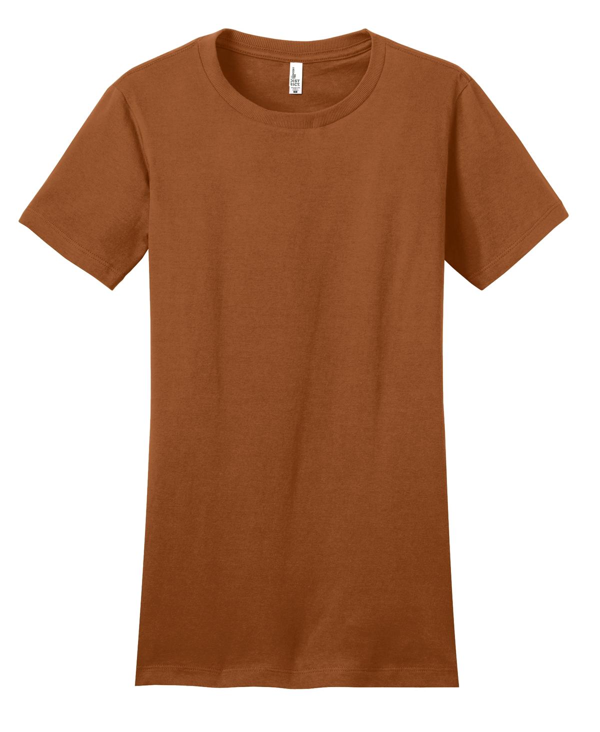District Women's Fitted The Concert Tee - Burnt Orange