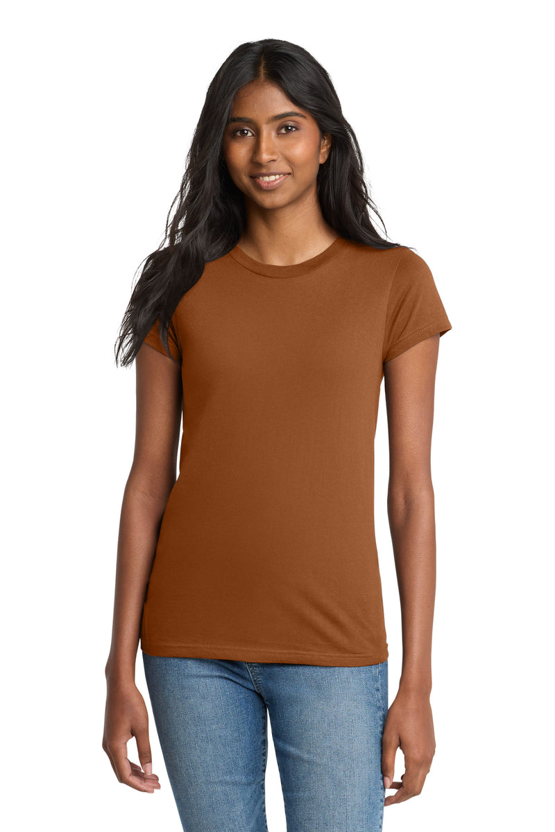 District Women's Fitted The Concert Tee - Burnt Orange