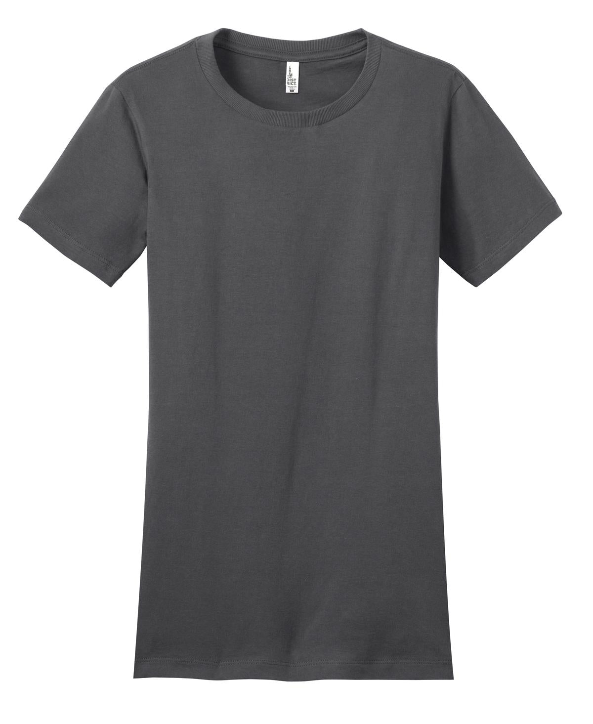 District Women's Fitted The Concert Tee - Charcoal