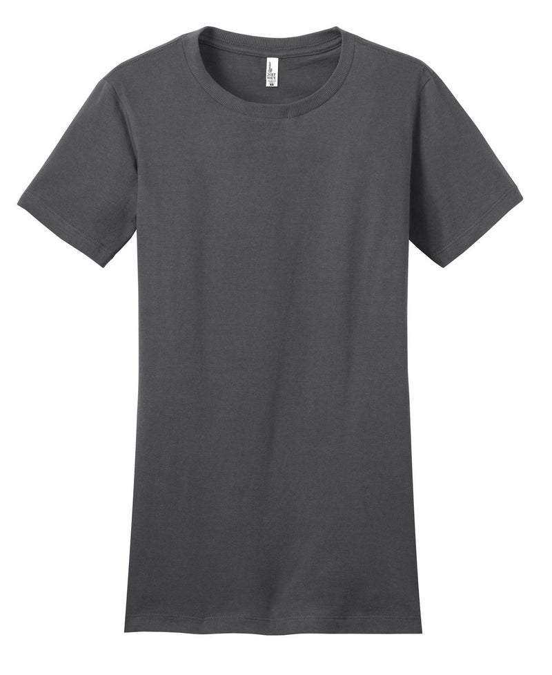 District Women's Fitted The Concert Tee - Charcoal