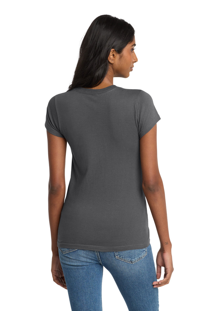 District Women's Fitted The Concert Tee - Charcoal
