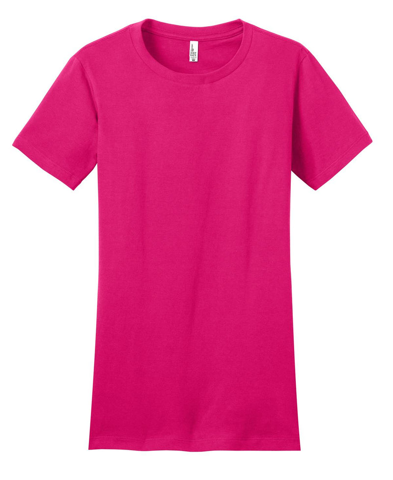 District Women's Fitted The Concert Tee - Dark Fuchsia