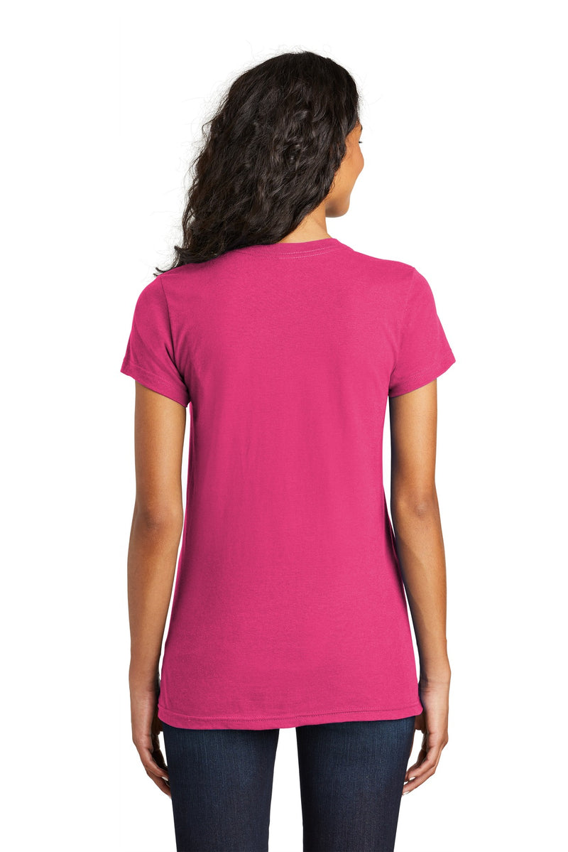 District Women's Fitted The Concert Tee - Dark Fuchsia